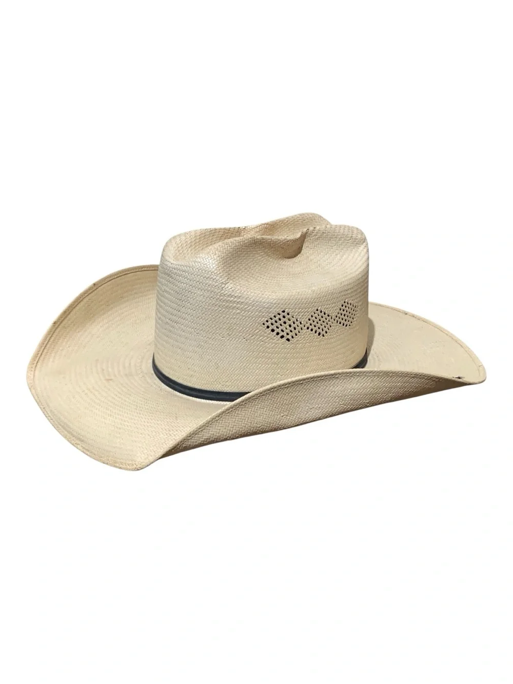 Men's Vintage Rio Grande 5XXXXX Straw Cowboy Hat Size 7 1/2 - Picture 2 of 8